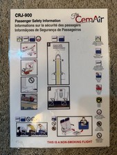 Safety Card CemAir Bombardier CRJ-900 Rev. February 2023
