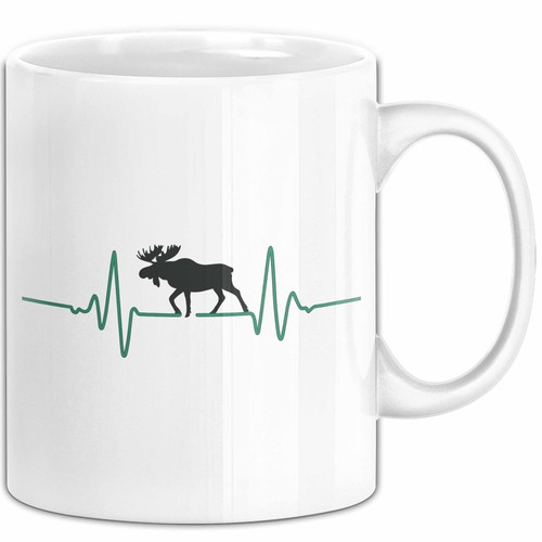 Skandinavischer elch tasse - elch,