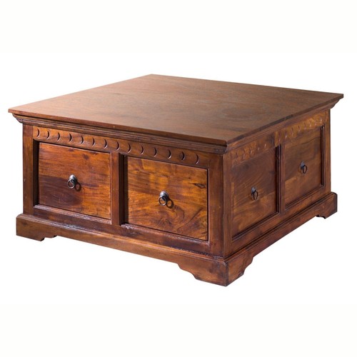 Couchtisch holztruhe - couchtisch,