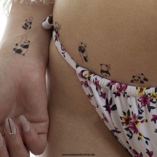 Panda tattoo karte - tattoo, 6