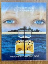 Fidji Parfum Guy Laroche Paris Original 1977 Vintage Advert Werbung Reklame