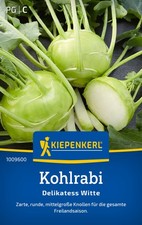 Kiepenkerl Kohlrabisamen Delikatess Witte, Inhalt für ca. 150 Pflanzen 