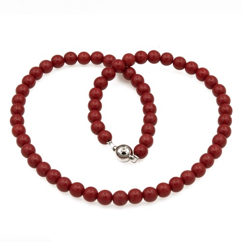 Kette mit koralle perlen mm - perlen, 8