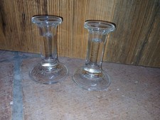 LEONARDO Glas Kerzenständer Kerzenhalter Paar 2 Stück transparent