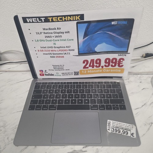 Apple macbook air 256gb - macbook,