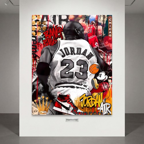 Pop art graffiti - pop-art/graffiti, nba