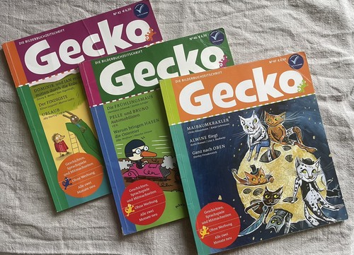 Kinderzeitschrift gecko - 3x,