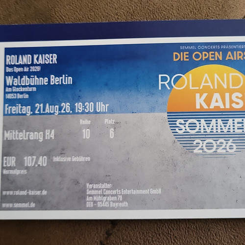 Roland kaiser die - open, air