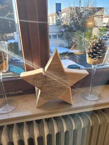 Buche holz stern - stern, deko