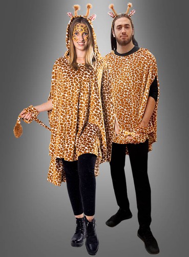 Plüsch giraffe poncho mit - giraffe,