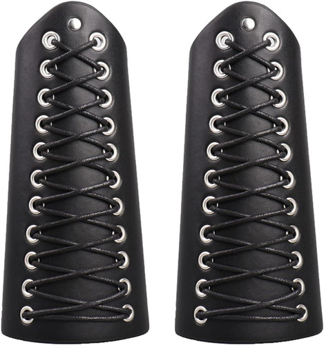 2pcs leder armschiene - 2pcs,