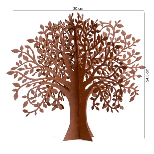 Unus rost deko baum - deko,
