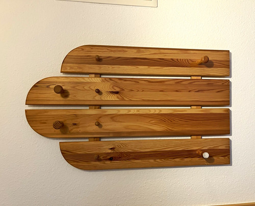 Wandgarderobe aus holz - aus,
