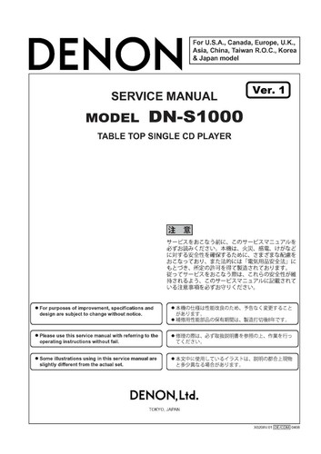 Service manual anleitung - manual-anleitung, für
