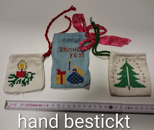 Handbestickte - 3x,
