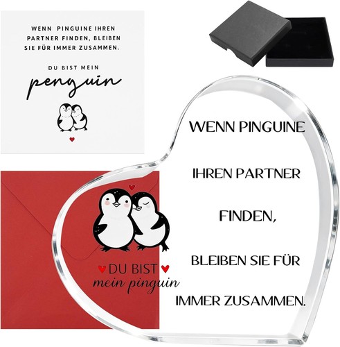 Valentinstag pinguin geschenk - pinguin,