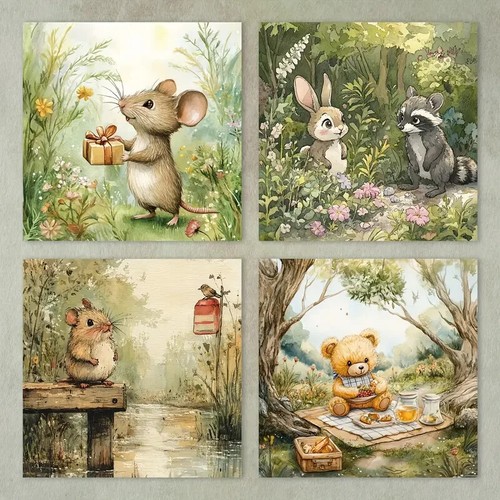 Vintage baby animal world - animal, 24