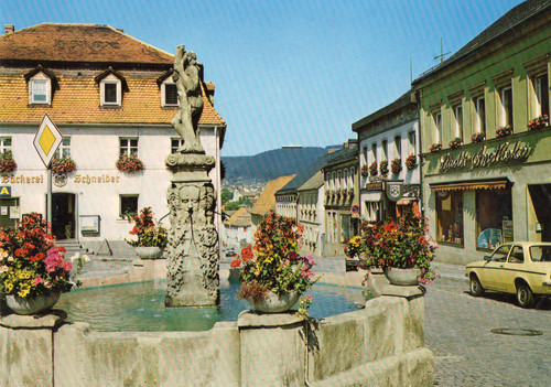 Ansichtskarte stadtsteinach - ansichtskarte,