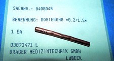 Dräger 8408048 röhrchen - dräger,