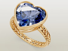 Ring aus 585 gold - ring, mit