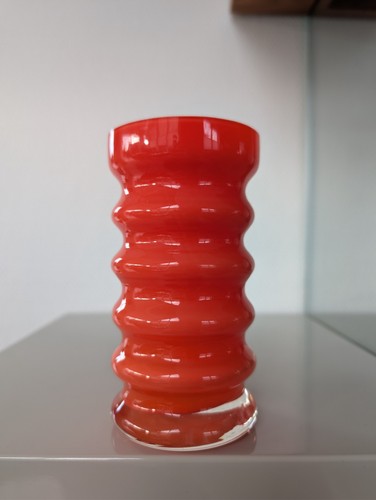Vintage glasvase 60er 70er - glasvase, 60er/70er