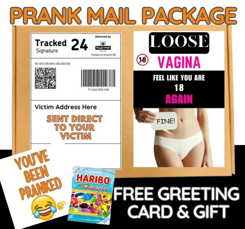 Lustiges streich postpaket - lustiges, streich-postpaket
