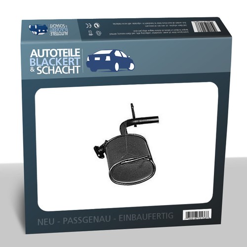 Auspuff endtopf für subaru - auspuff,