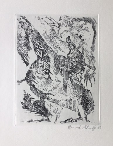 Bernard schultze radierung - bernard,