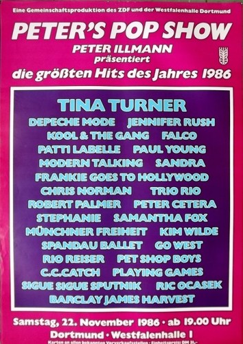 Pop show 1986 in concert - -,