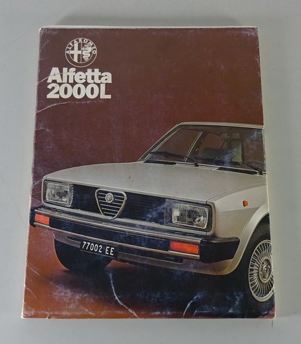 Pressemappe alfa romeo alfetta - pressemappe,