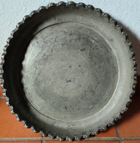 Serviertablett groß metall - serviertablett,