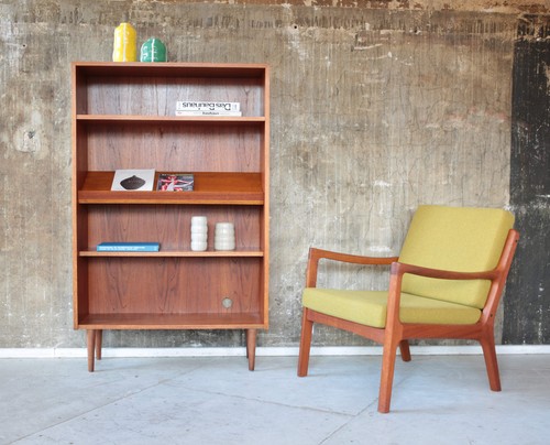 Vintage 60er teak bücherregal - 60er,