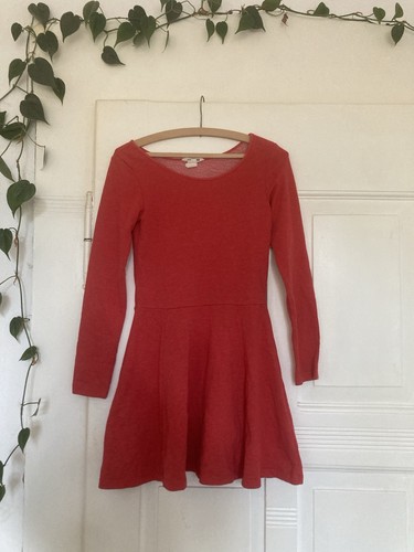 Kleid rot mädchen - h&m,