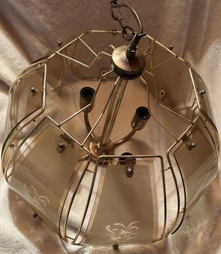 Deckenlampe messing vintage - deckenlampe,