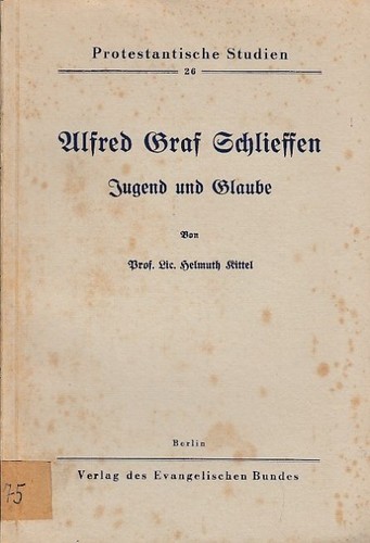 Alfred graf schlieffen - schlieffen., jugend