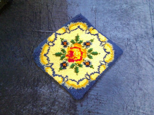 Handgeknüpfter wand teppich - handgeknüpfter,