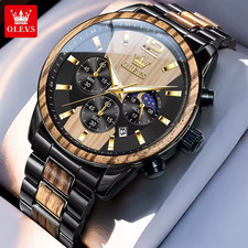 Herren uhr holz edelstahl - herren,