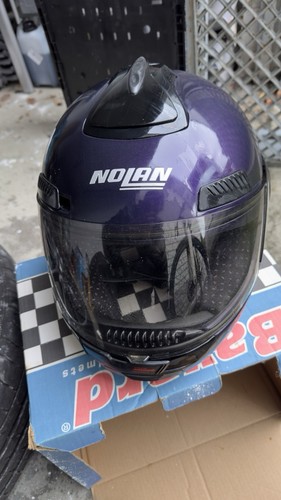 Nolan motorradhelm lila guter - nolan,