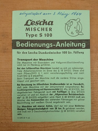 Lescha mischer type 100 - lescha,