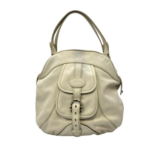 Tods handtasche leder - leder, weiß