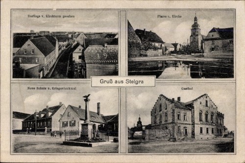 Steigra saalekreis - ak,