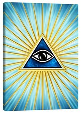 Leinwandbild allsehendes auge - allsehendes,