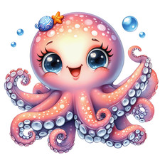 Wandtattoo aufkleber octopus - wandtattoo,