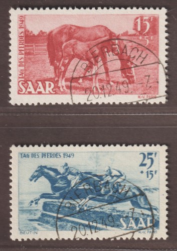 Saar 265 pferde 1949 - pferde,