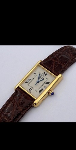 Must cartier tank vermeil - de,