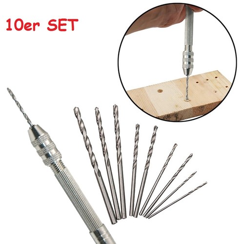 Mini handbohrer set mit - mit, 10