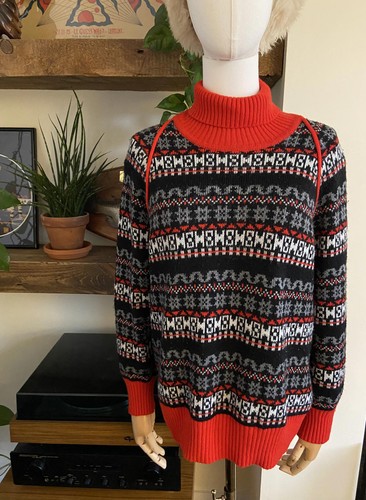 Rollkragenpullover vintage rot - rollkragenpullover,