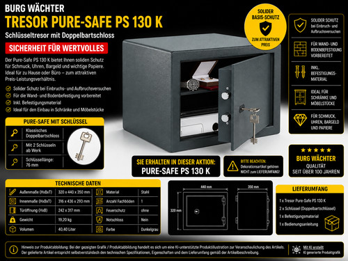 Burg wächter tresor pure - wächter, pure-safe