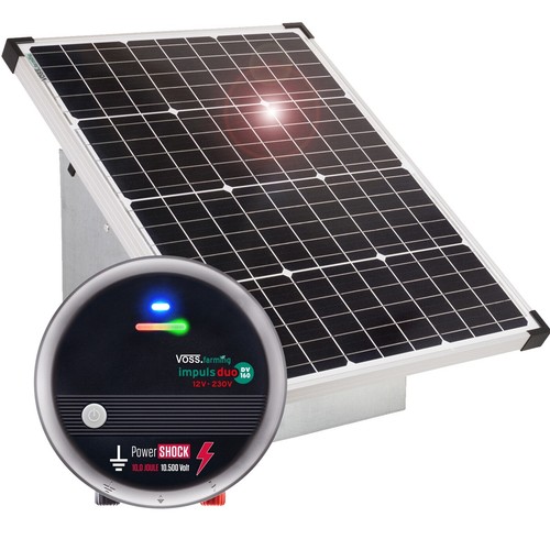 50w solar gerätebox mit 12v - 50w,