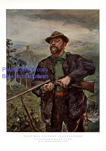 Selbstportrait max slevogt - selbstportrait,
